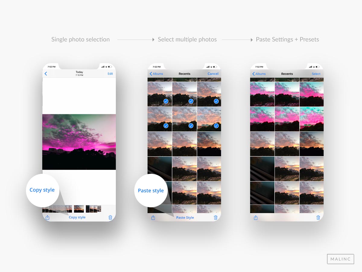 can i edit 2 photos together on iphone